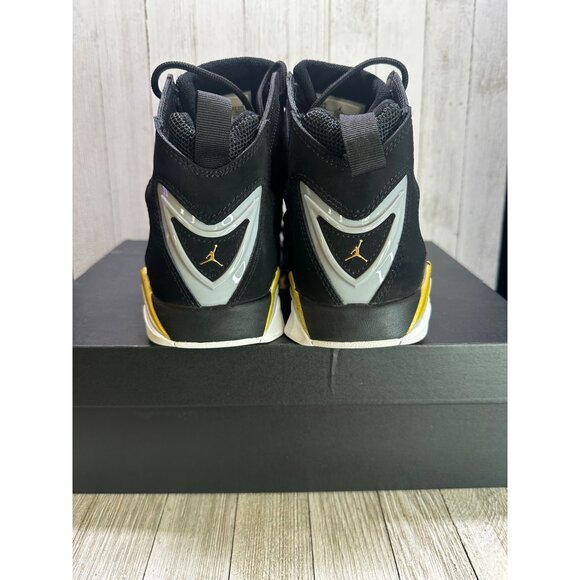 Nike Jordan True Flight Basketball Shoes Black Metallic Gold Size 8.5 Mens - Picture 4 of 10